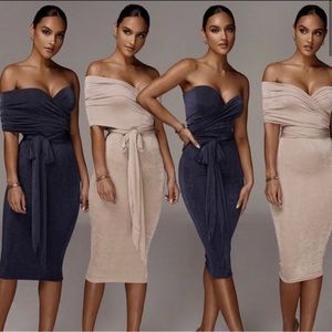 BUTTERCREAM ELIZABETH MULTIWAY DRESS by Jluxlabel size small